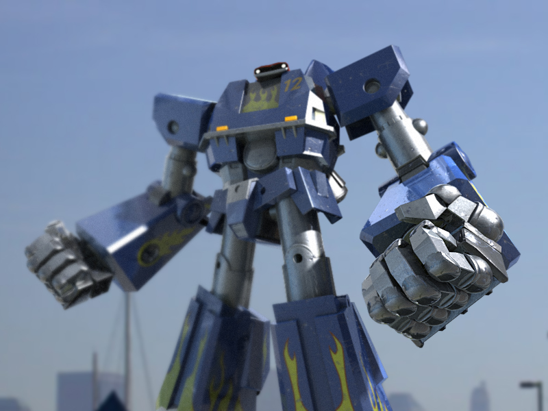 3d, car, cityscape, clenched_hands, epic, flame_print, marauder6272, mecha