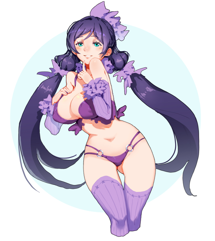 10s, 1girl, aqua_eyes, bikini, breasts, codename47, commentary, cowboy_shot