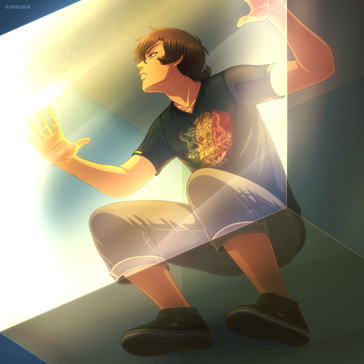 1boy, artist_name, axis_powers_hetalia, bolivia_(hetalia), brown_hair, cube, flag_print, kuraudia