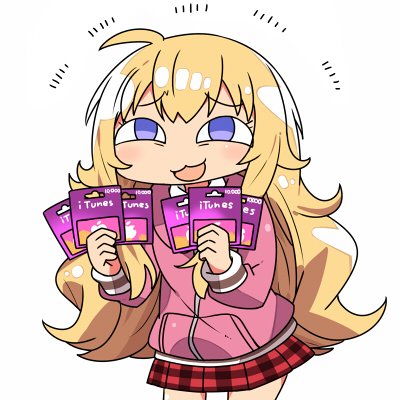 10s, 1girl, ^^^, ahoge, blonde_hair, female_focus, gabriel_dropout, gabriel_tenma_white
