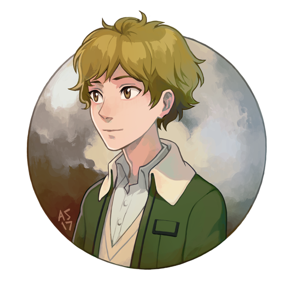 1boy, brown_eyes, brown_hair, driftwoodwolf, kyokugen_dasshutsu, kyokugen_dasshutsu_adv:_zennin_shibou_desu, male_focus, portrait