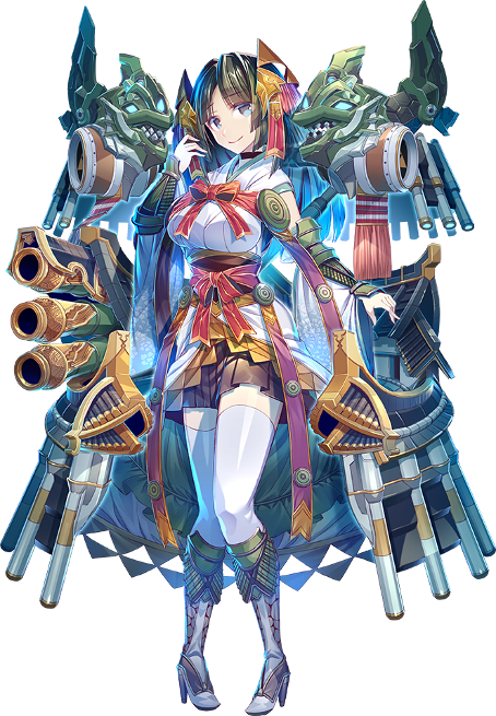 1girl, blue_eyes, boots, breasts, detached_sleeves, female_focus, full_body, green_hair