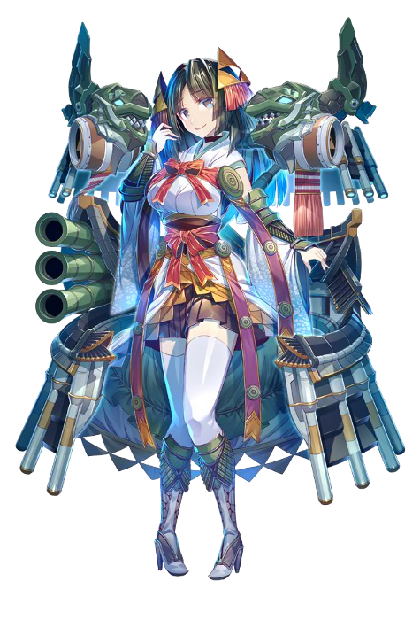 1girl, blue_eyes, boots, breasts, detached_sleeves, full_body, green_hair, hair_ornament