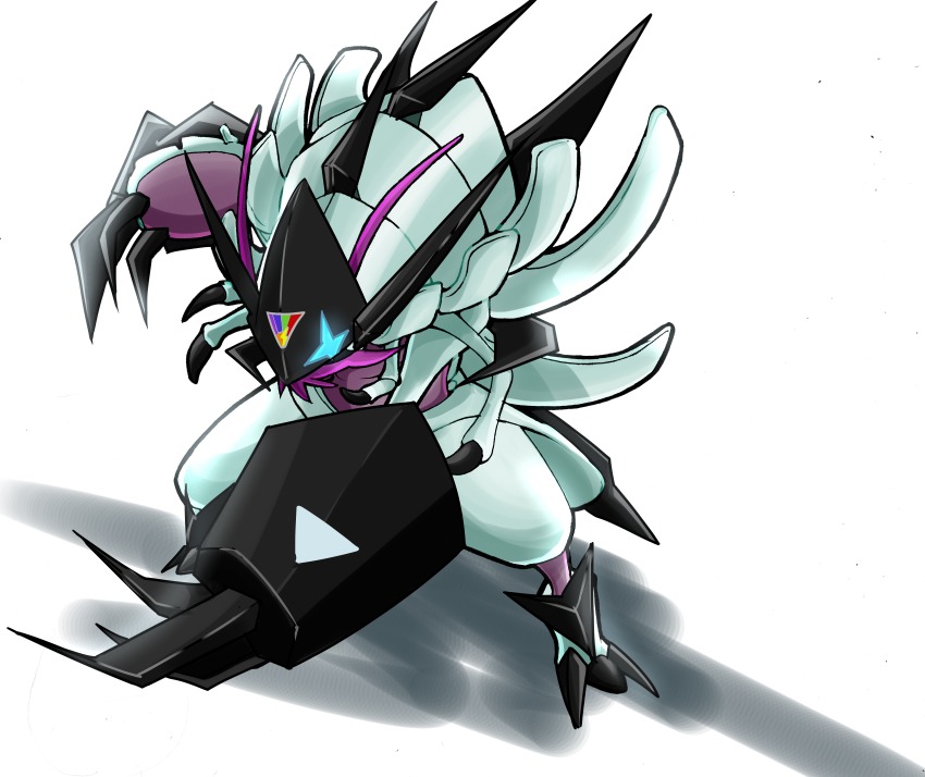 absurdres, armor, full_body, gen_7_pokemon, golisopod, highres, legendary_pokemon, legs_apart