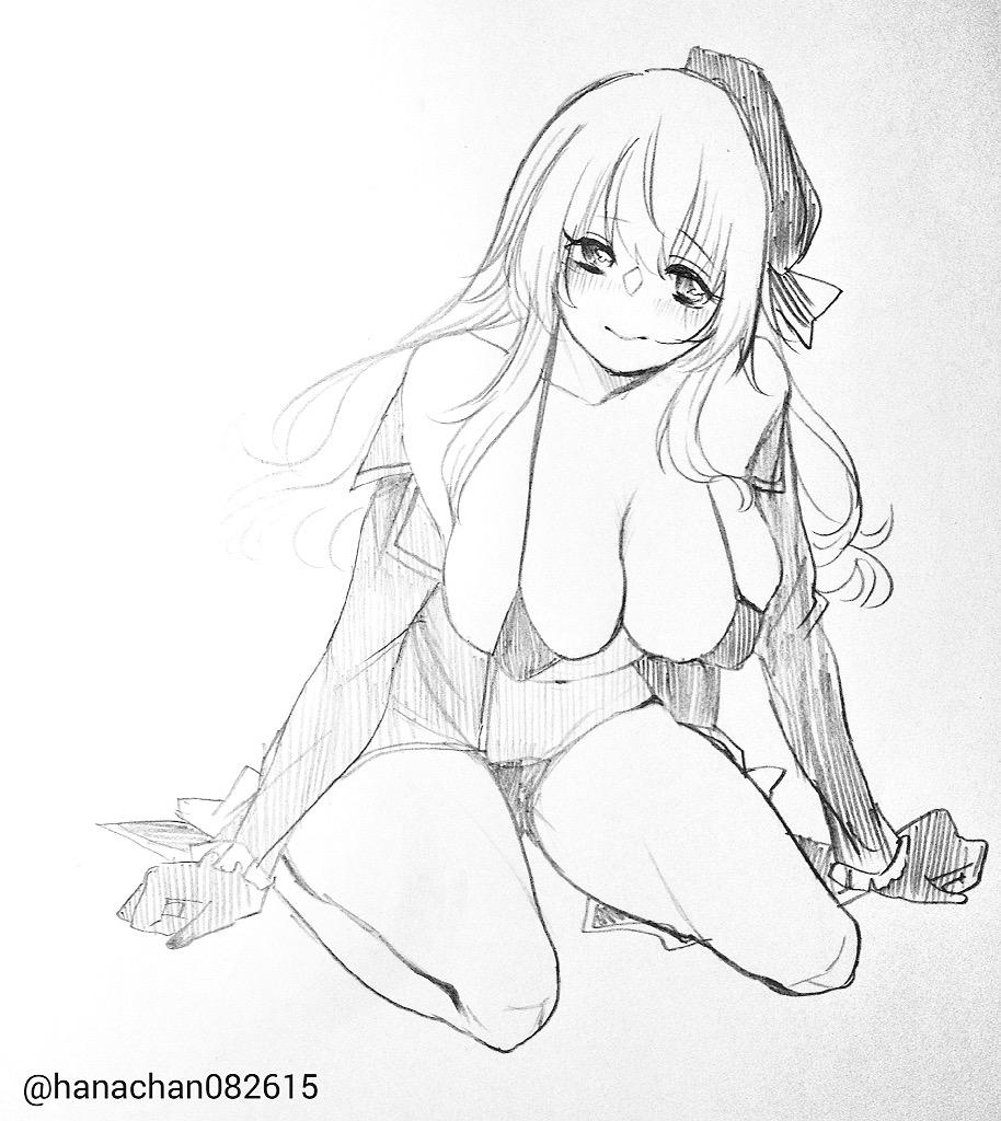 10s, 1girl, alternate_costume, atago_(kancolle), beret, bikini, bikini_top_only, black_bikini