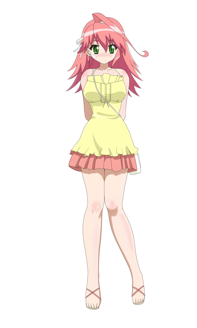 00s, 1girl, ahoge, female_focus, green_eyes, highres, inaton, kemeko_deluxe