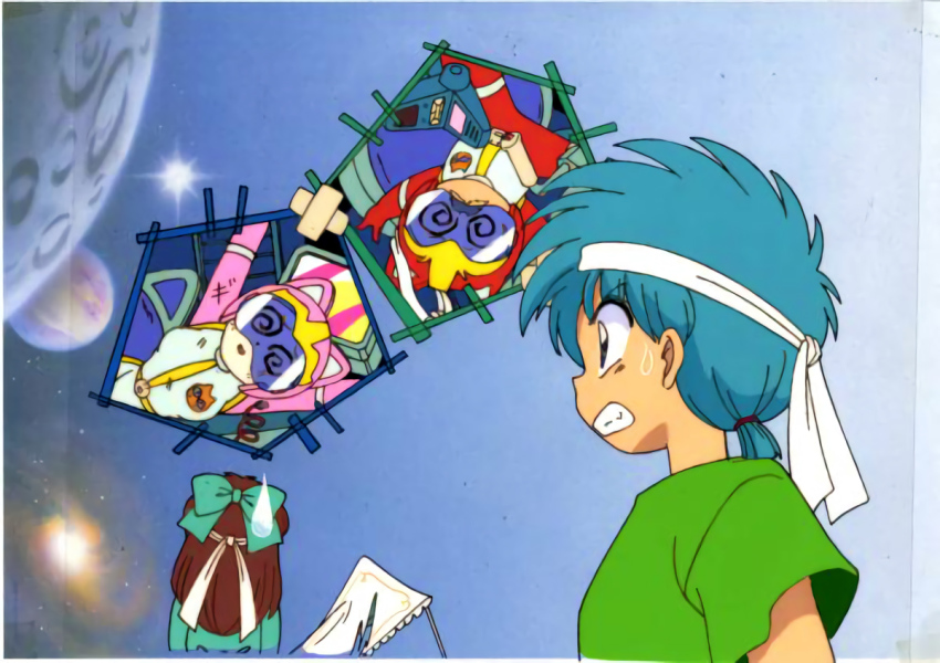 1990s_(style), akazukin_chacha, back, mary, mikeneko_(pontiki), retro_artstyle, riiya, shironeko, tagme