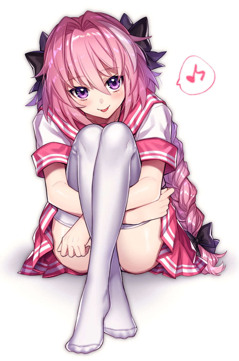 1boy, astolfo_(fate), astolfo_(sailor_paladin)_(fate), blush, braid, fang, fate/apocrypha, fate/grand_order