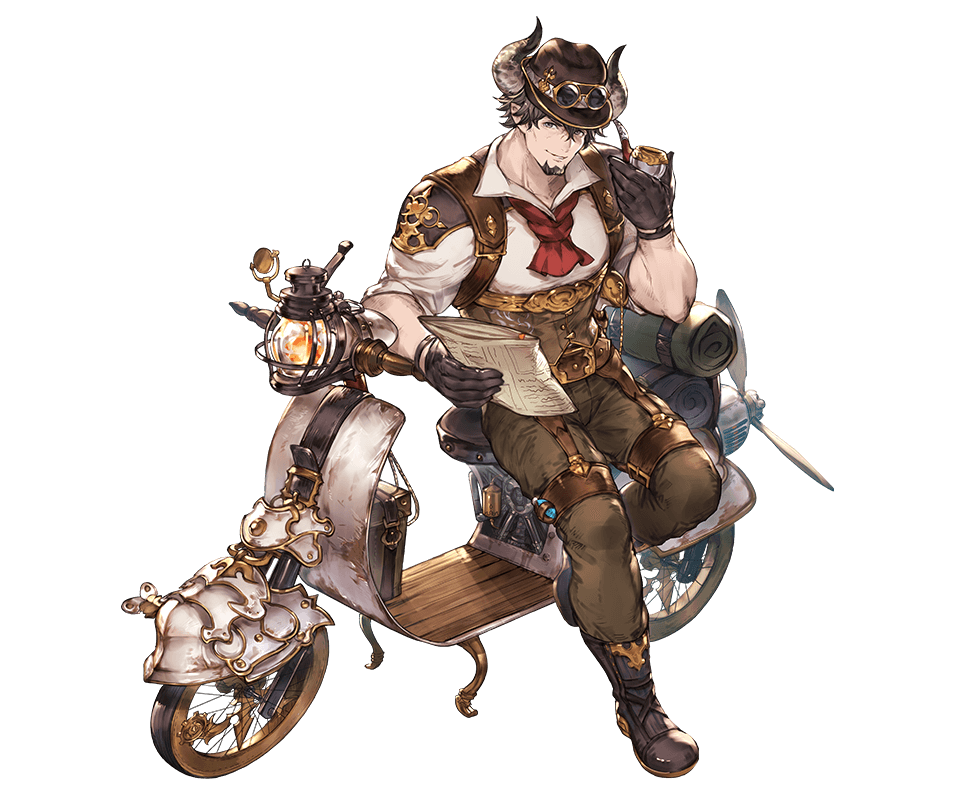 10s, 1boy, barawa, beard, belt, boots, brown_eyes, brown_hair