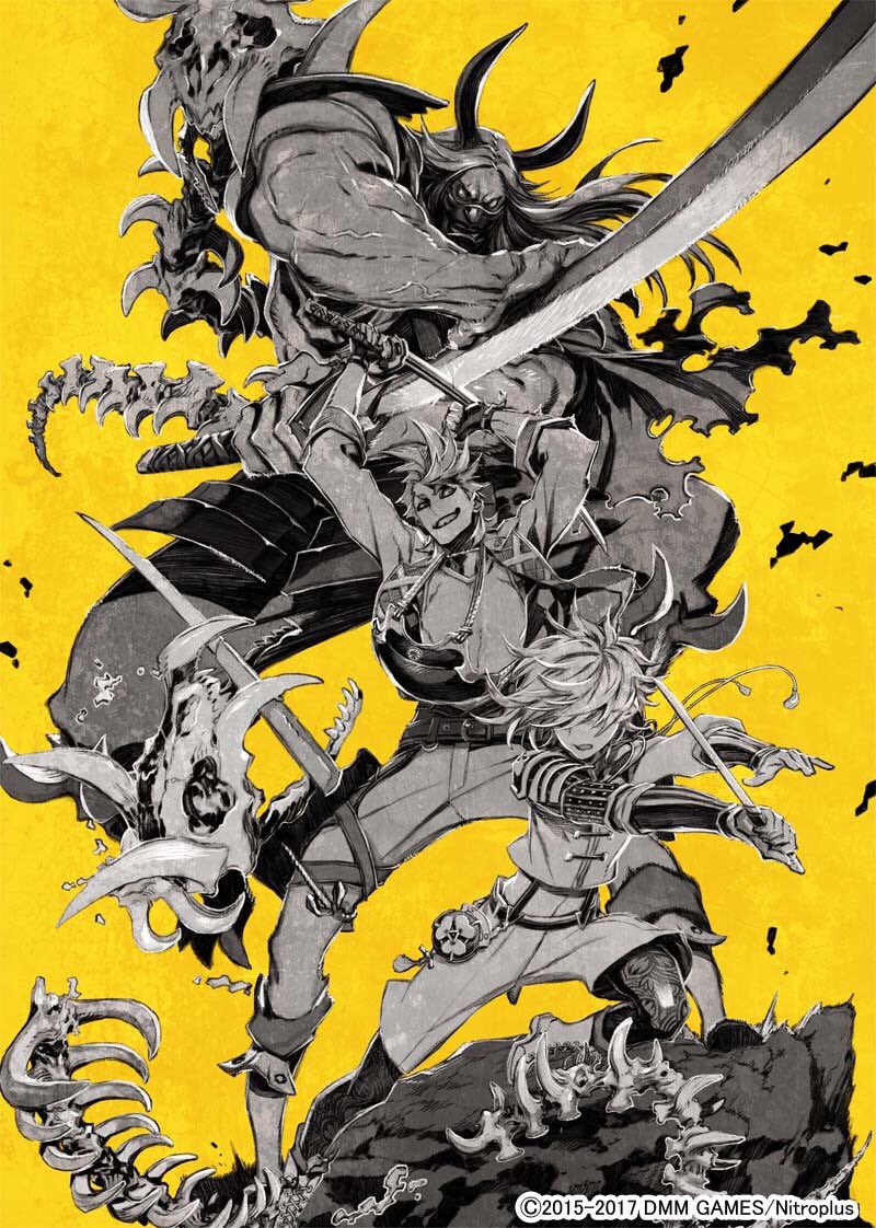 10s, 3boys, armor, bare_pectorals, duo_chromatic, enemy_ootachi, historical_revisionist, japanese_armor