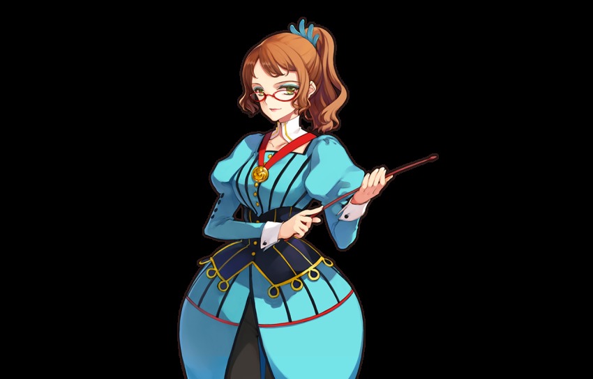 1girl, aristotle_(eiyuu_senki), brown_hair, collarbone, cowboy_shot, dress, eiyuu_senki, female_focus