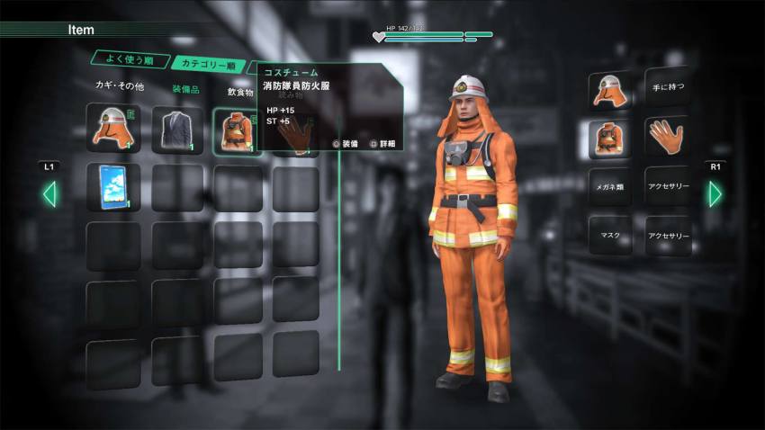 1boy, alternate_costume, city_shrouded_in_shadow, firemen, gas_mask, gloves, granzella, helmet