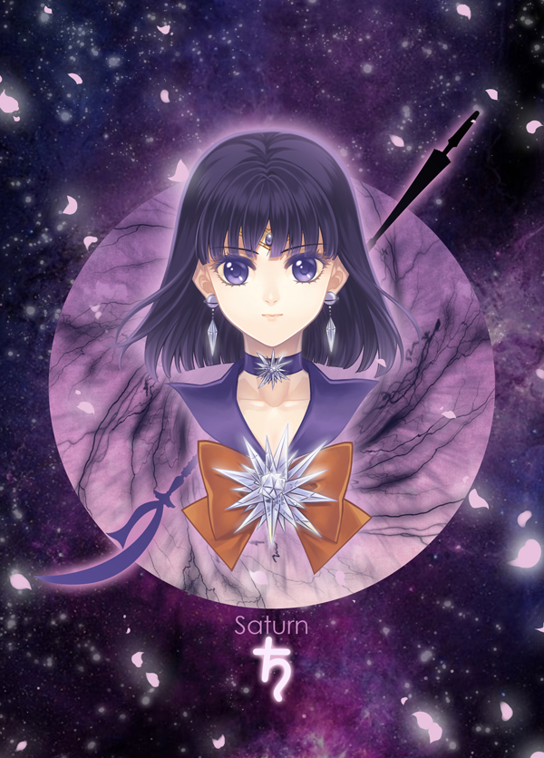 1girl, bishoujo_senshi_sailor_moon, black_hair, bow, brooch, brown_bow, character_name, choker