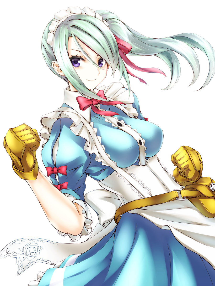 >:), 1girl, 7th_dragon_(series), 7th_dragon_iii, bag, bow, bowtie, breasts