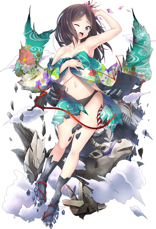 1girl, antique_firearm, architecture, bell, bicchu_matsuyama_(oshiro_project), black_hair, blue_eyes, castle, cow, east_asian_architecture, firearm, firelock, flintlock, flower, full_body, gun, hair_flower, hair_ornament, hairpin, holding, holding_gun, holding_weapon, japanese_clothes, kimono, long_hair, official_art, oshiro_project:re, parted_bangs, taicho128, transparent_background, weapon