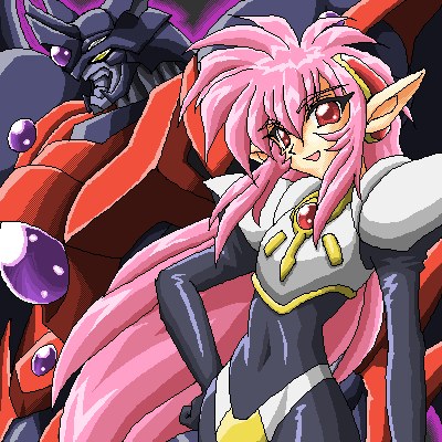 1990s_(style), 1girl, armor, bodysuit, breastplate, breasts, curvy, dragon_(artist)