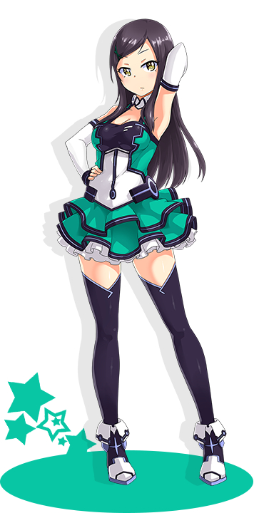 1girl, aozora_under_girls!, blush, brown_eyes, brown_hair, dress, female_focus, hibini_aya