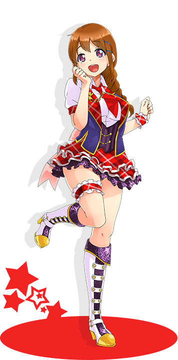 1girl, aozora_under_girls, artist_request, brown_eyes, brown_hair, dress, female_focus, kayou_chihiro, long_hair, official_art, smile, solo