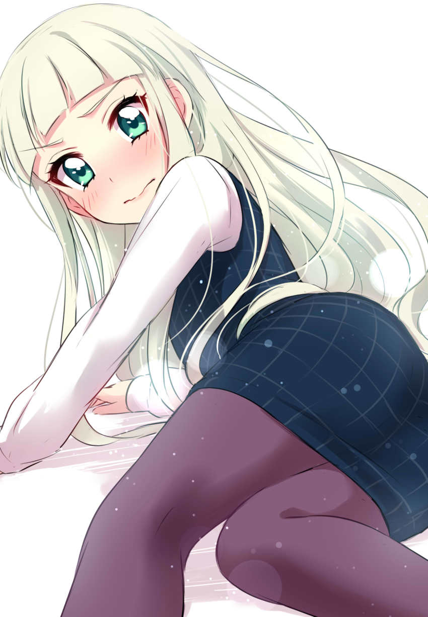>:s, 1girl, :s, absurdres, aikatsu!, aikatsu!_(series), ass, belt