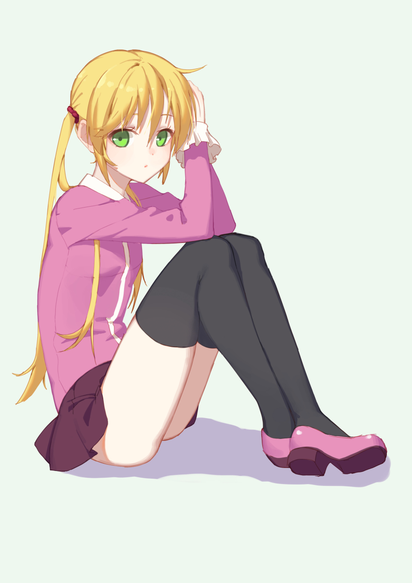 1girl, absurdres, ass, bad_id, bad_pixiv_id, blonde_hair, female_focus, full_body
