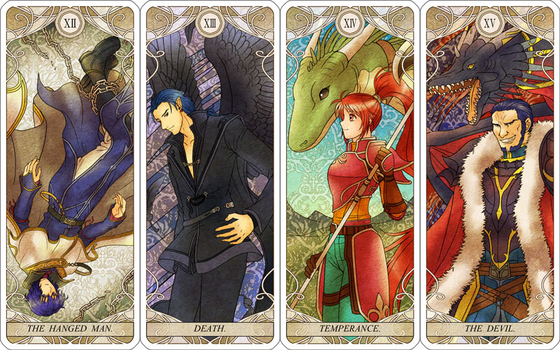 1girl, 3boys, aqua_pants, armor, ashnard_(fire_emblem), bad_id, bad_pixiv_id, beard