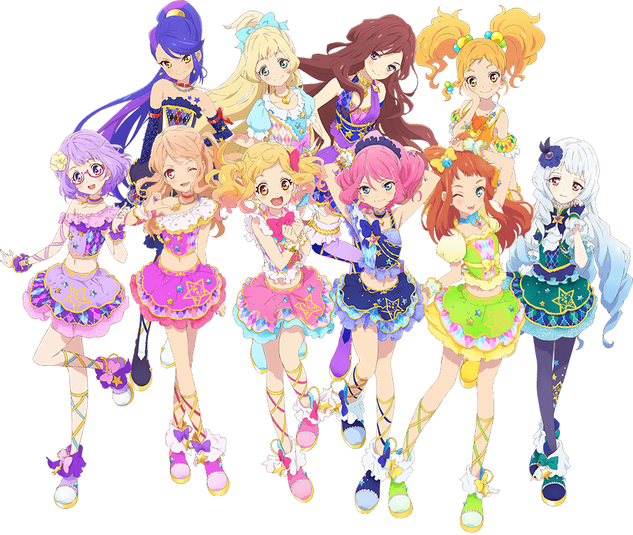 10s, 6+girls, aikatsu!, aikatsu!_(series), aikatsu_stars!, blonde_hair, kasumi_mahiru, kasumi_yozora
