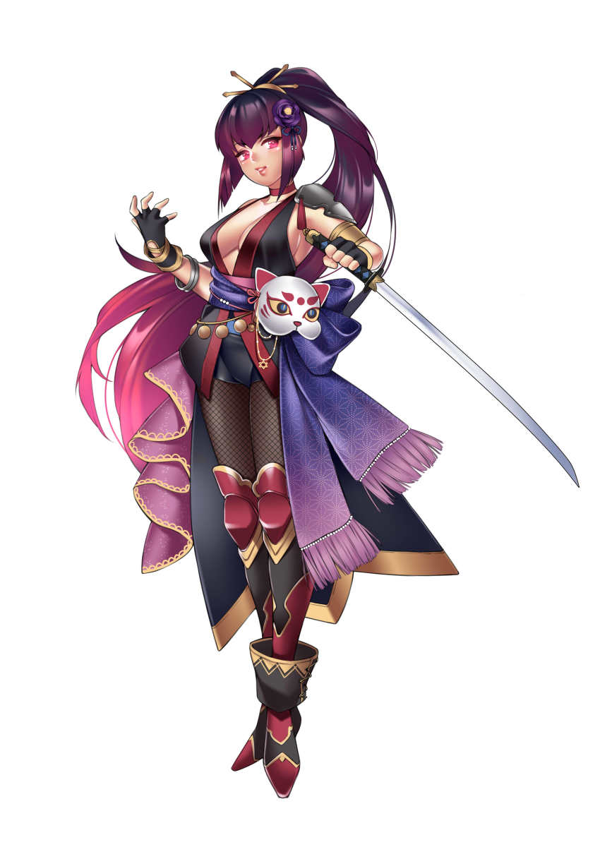 1girl, absurdres, armor, bad_id, bad_pixiv_id, bracelet, breasts, caravan_stories