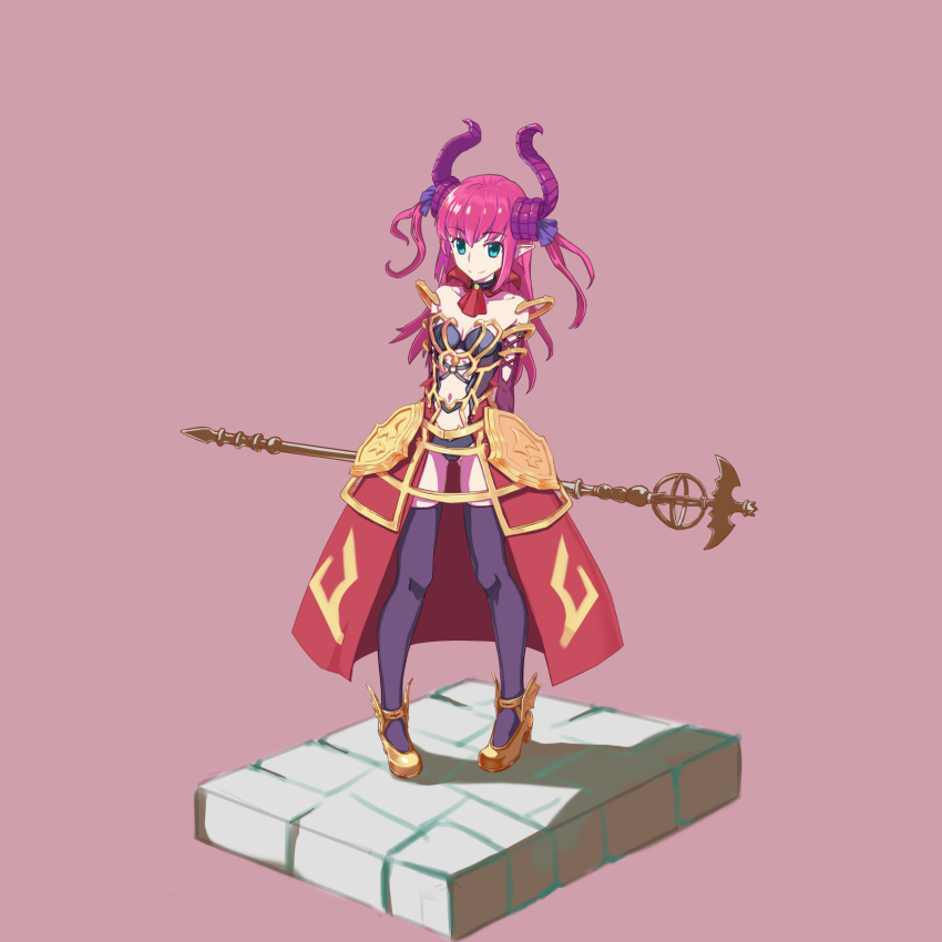 10s, 1girl, adapted_costume, asymmetrical_horns, bare_shoulders, blue_eyes, breasts, carmilla_(fate)