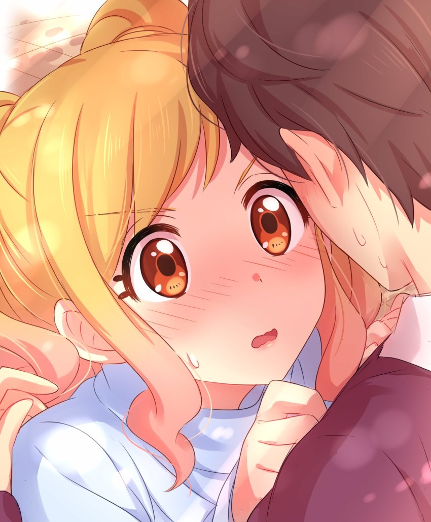 >:o, 10s, 1boy, 1girl, :o, aikatsu!, aikatsu!_(series), aikatsu_stars!