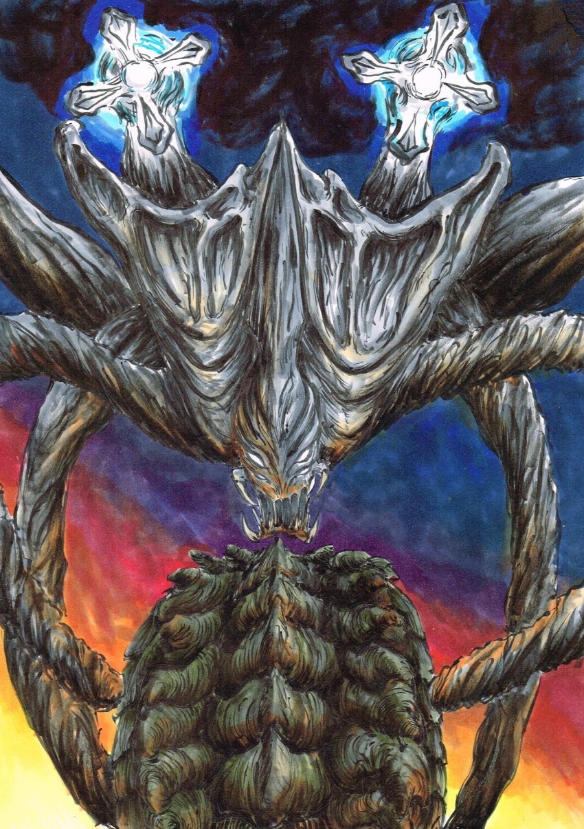 cloud, energy, fire, gamera, gamera_(2015_short), gamera_(series), giant, giant_monster