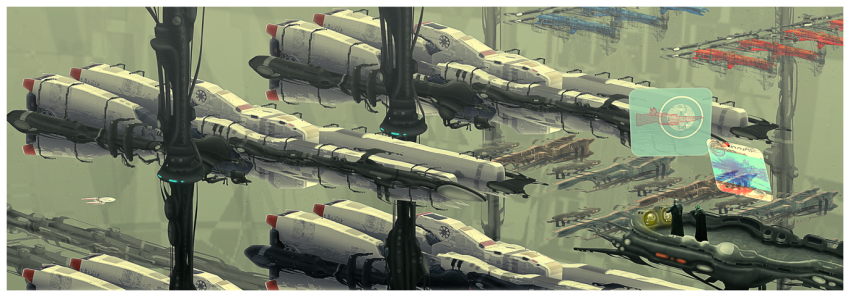 alien, atomicgenjin, cable, choujikuu_yousai_macross, colored_skin, commentary, construction, construction_site