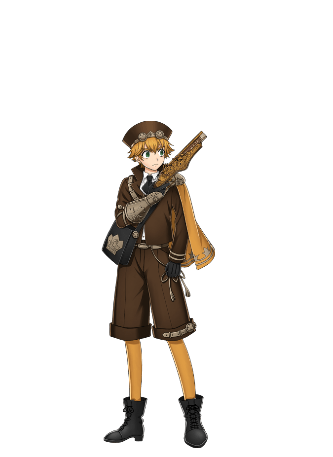 1boy, antique_firearm, belt, black_boots, black_gloves, black_necktie, boots, capelet, capri_pants, clenched_hand, crazy_eyes, firearm, full_body, gauntlets, gloves, green_eyes, gun, handgun, hat, holding, holding_gun, holding_weapon, karl_(senjuushi), kinoshita_sakura, lace-up_boots, male_focus, military, military_hat, military_uniform, necktie, official_art, orange_hair, orange_legwear, pants, pistol, sam_browne_belt, senjuushi:_the_thousand_noble_musketeers, senjuushi_(series), short_hair, single_gauntlet, solo, transparent_background, weapon, wide-eyed