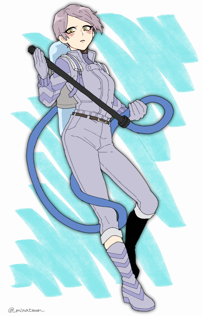 1girl, artist_name, belt, boots, breasts, eyelashes, female_focus, from_below