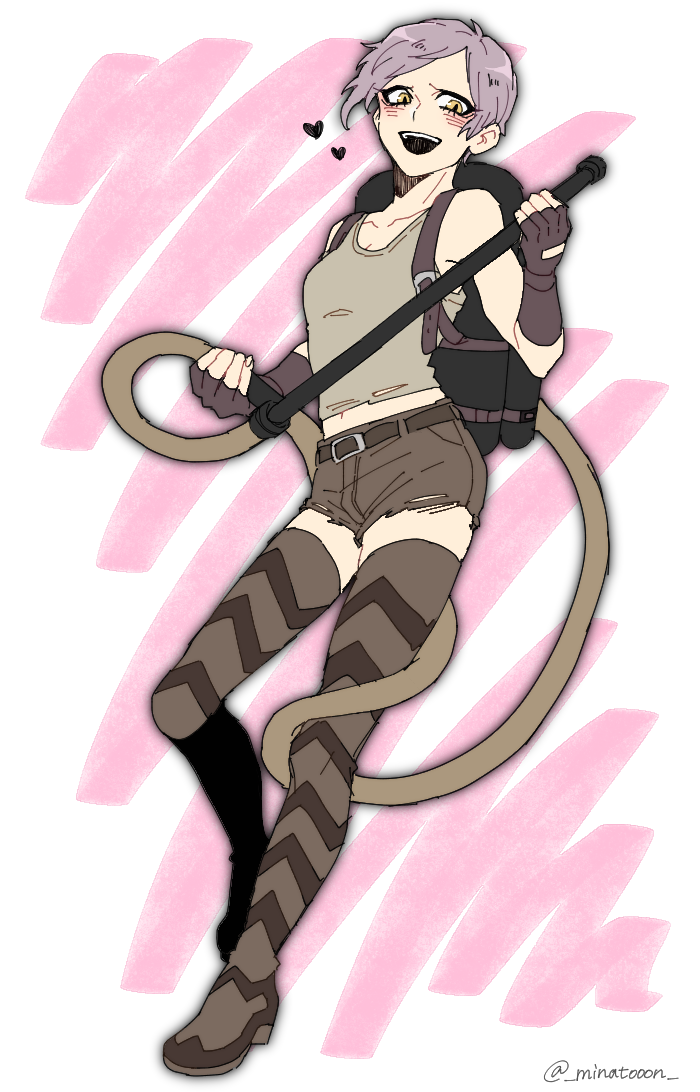 1girl, bare_shoulders, belt, boots, breasts, collarbone, eyelashes, female_focus