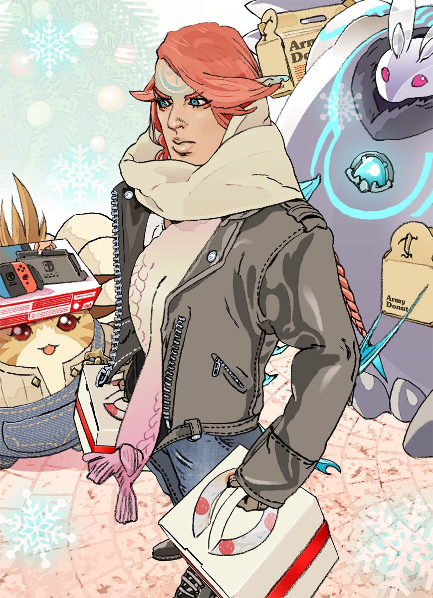 1boy, animal_ears, bandaid, boreas_(xenoblade), rabbit_ears, genderswap, genderswap_(mtf), goggles