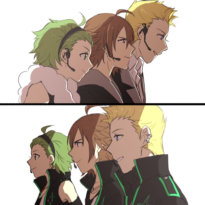 10s, ahoge, amagase_touma, backlighting, blackish_961sp, blonde_hair, blue_eyes, brown_eyes