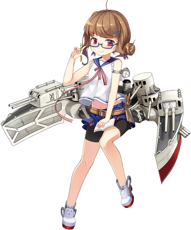 1girl, ahoge, anchor, armband, artist_request, azur_lane, bare_shoulders, belt