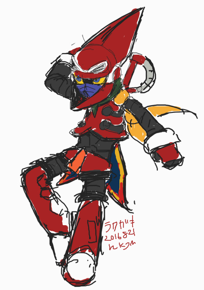 1boy, android, armor, blue_eyes, brandish_(mighty_no._9), helmet, male_focus, mighty_no._9