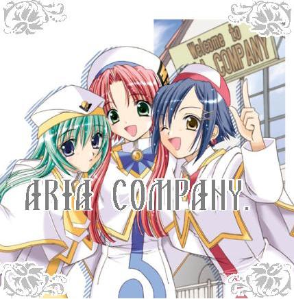 00s, 3girls, ;d, aika_granzchesta, alice_carroll, aria_(manga), beret, blue_eyes