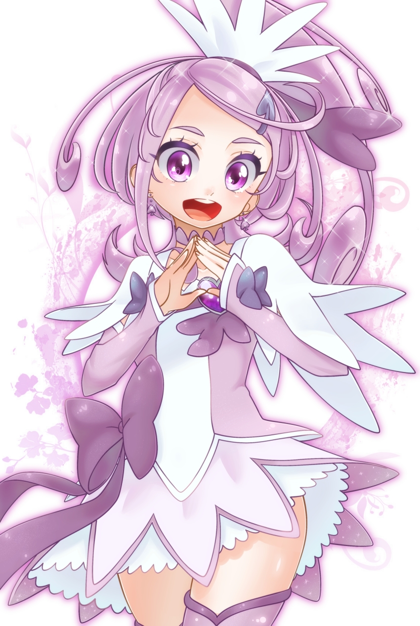 1girl, absurdres, arm_warmers, bow, brooch, choker, cure_sword, dokidoki!_precure