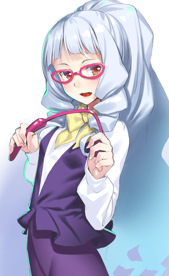 1girl, :d, aikatsu!, aikatsu!_(series), bow, bowtie, drill_hair, female_focus