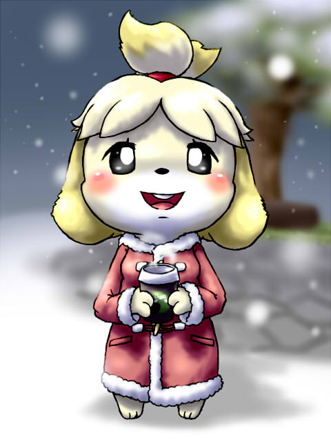 1girl, animal_crossing, animal_ears, animal_hands, barefoot, black_eyes, blonde_hair, blush