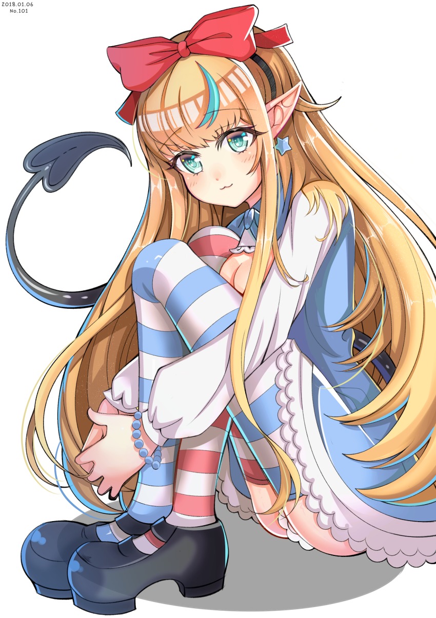 1girl, :3, absurdres, alice_(alice_in_wonderland), alice_(alice_in_wonderland)_(cosplay), alice_(monster_girl_encyclopedia), bad_id, bad_pixiv_id