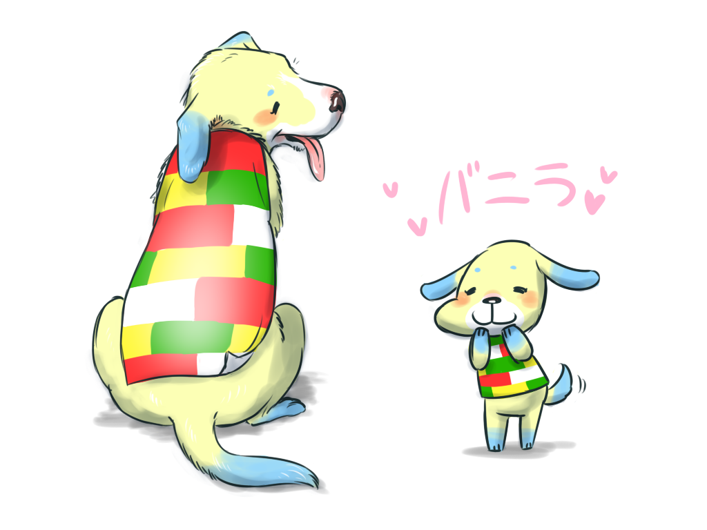 animal, animal_crossing, animal_ears, animal_focus, blush, daisy_(animal_crossing), denmoko, dog