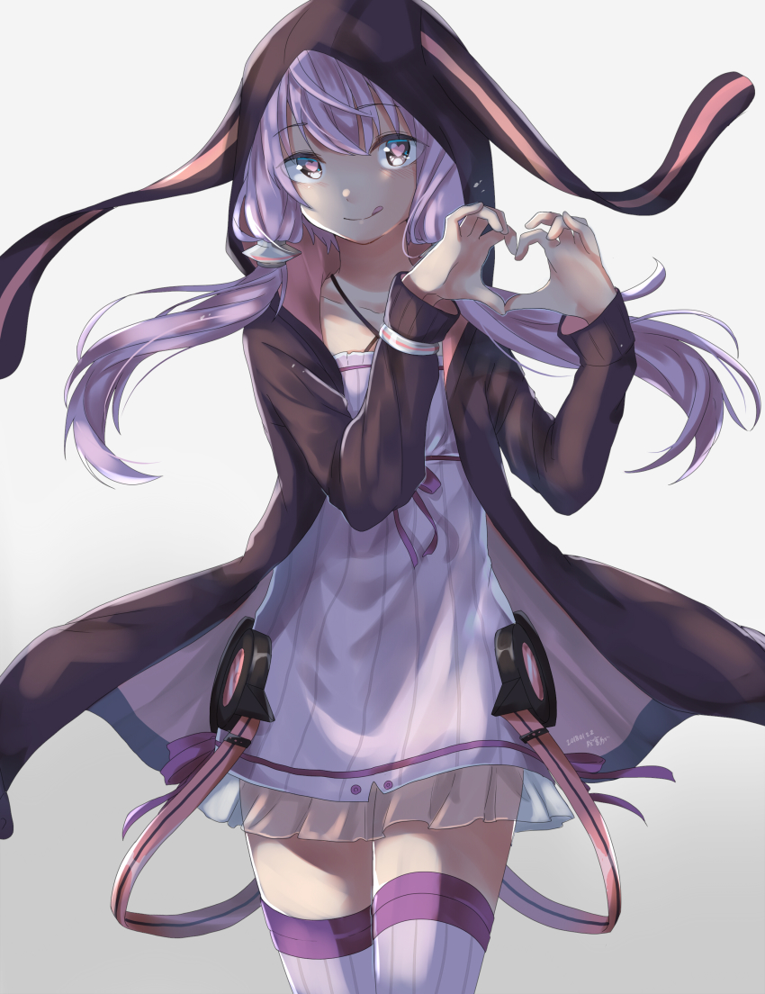 1girl, :q, absurdres, animal_hood, bad_id, bad_pixiv_id, black_jacket, blush