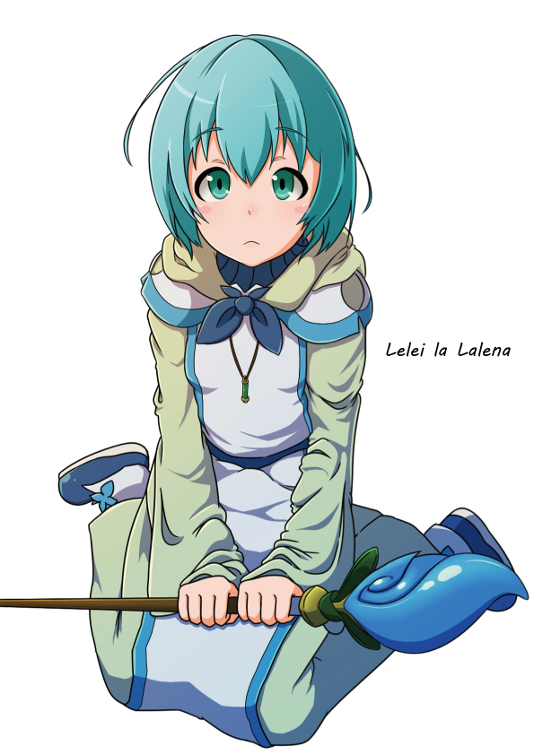 1girl, blue_hair, blush_stickers, character_name, female_focus, gate_-_jieitai_ka_no_chi_nite_kaku_tatakaeri, green_eyes, jewelry