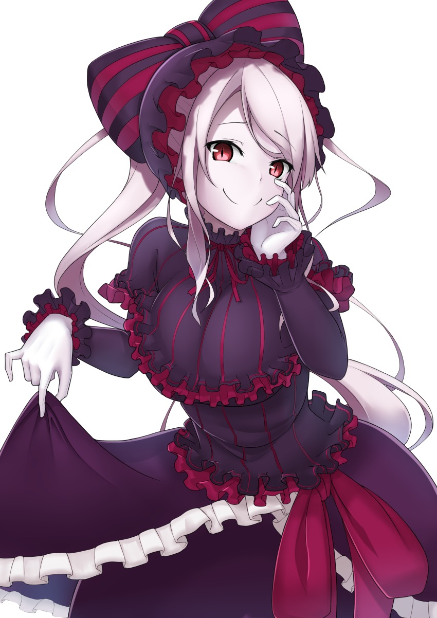 absurdres, breasts, dress, frilled_dress, frilled_sleeves, frills, gothic_lolita, highres