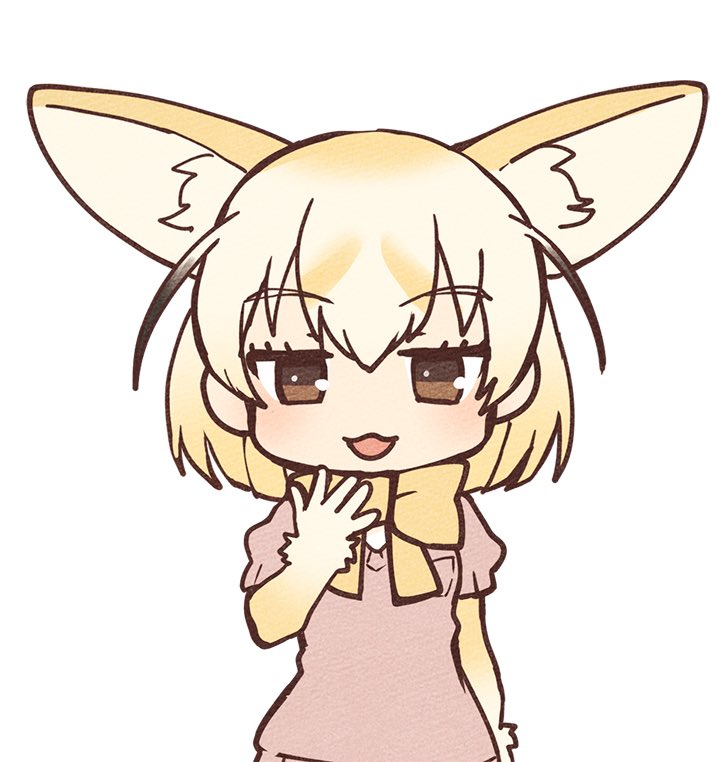 10s, 1girl, :3, animal_ears, blonde_hair, bow, bowtie, breast_pocket