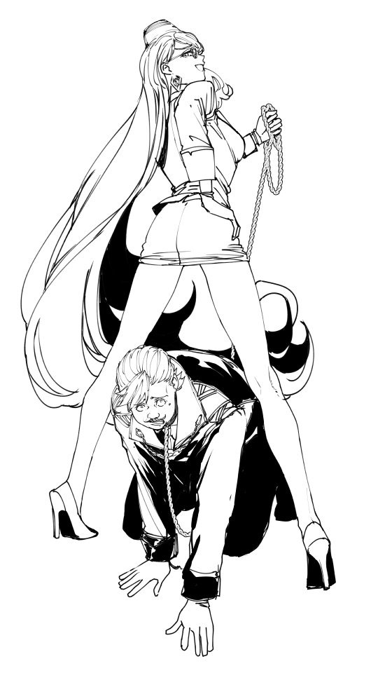 1boy, 1girl, all_fours, bad_id, bad_pixiv_id, earrings, fate/grand_order, fate_(series)