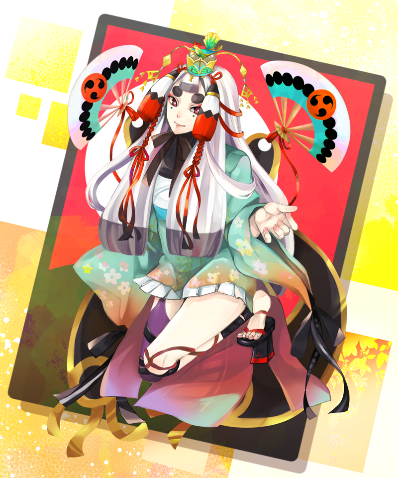 1girl, bad_id, bad_pixiv_id, bow, bowtie, chin_(onmyoji), crown, female_focus